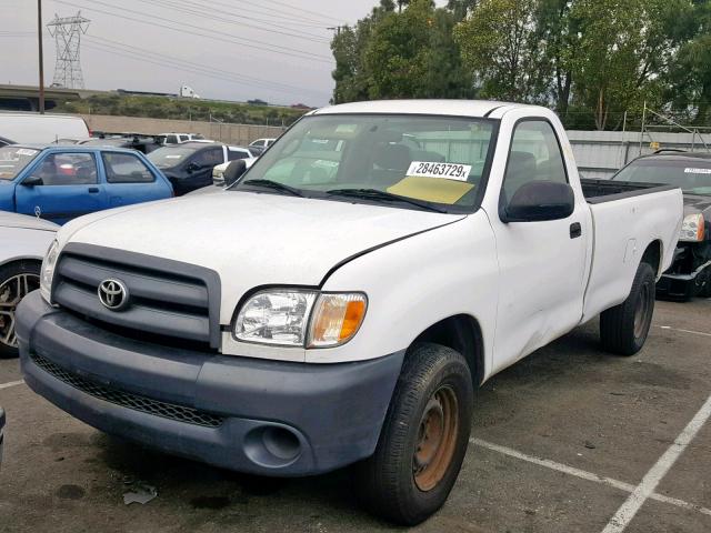 5TBJN32133S339424 - 2003 TOYOTA TUNDRA WHITE photo 2