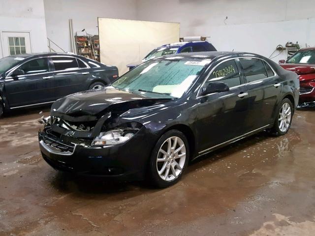 1G1ZE5EB0AF242780 - 2010 CHEVROLET MALIBU LTZ შავი ფოტო 2
