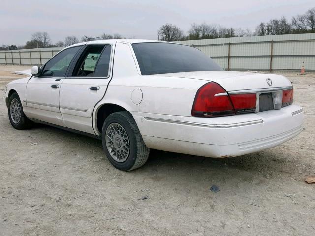 2MEFM74W62X652923 - 2002 MERCURY GRAND MARQ WHITE photo 3