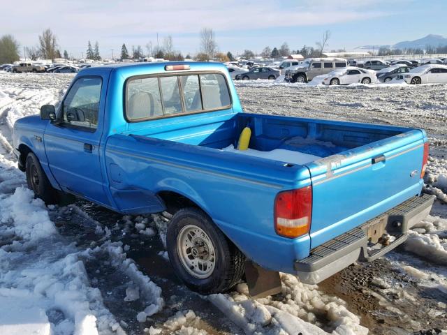 1FTCR10A2RPC29012 - 1994 FORD RANGER BLUE photo 3