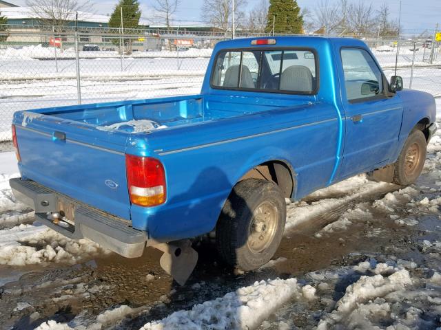 1FTCR10A2RPC29012 - 1994 FORD RANGER BLUE photo 4