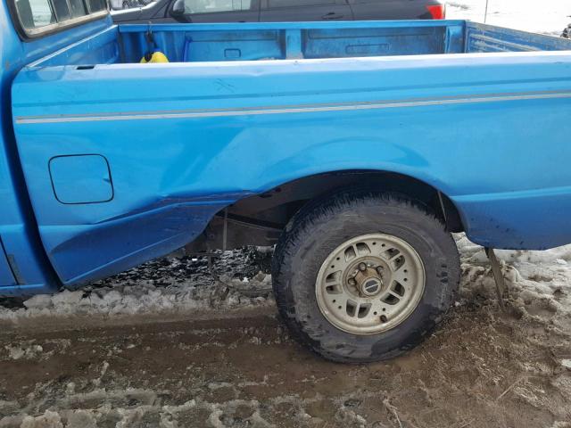 1FTCR10A2RPC29012 - 1994 FORD RANGER BLUE photo 9