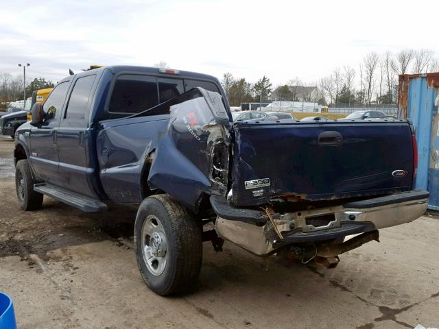 1FTWW31P96EC58406 - 2006 FORD F350 SRW S BLUE photo 3