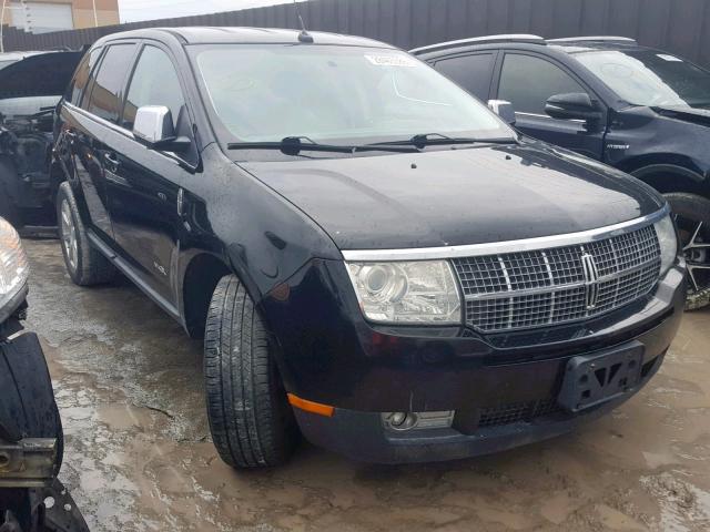 2LMDU68CX8BJ16386 - 2008 LINCOLN MKX BLACK photo 1