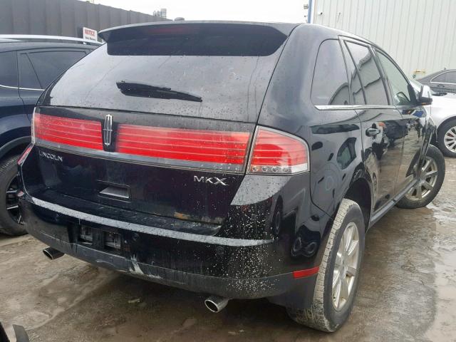 2LMDU68CX8BJ16386 - 2008 LINCOLN MKX BLACK photo 4