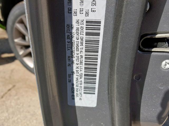 1C4NJCBB0GD785349 - 2016 JEEP COMPASS SP 银色 照片 10