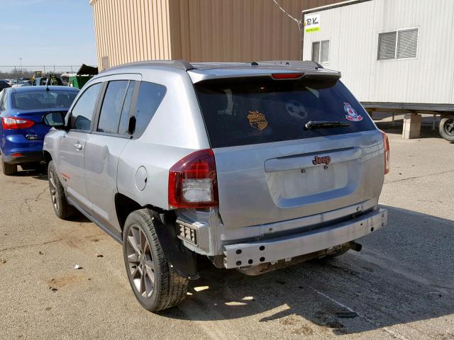 1C4NJCBB0GD785349 - 2016 JEEP COMPASS SP 银色 照片 3