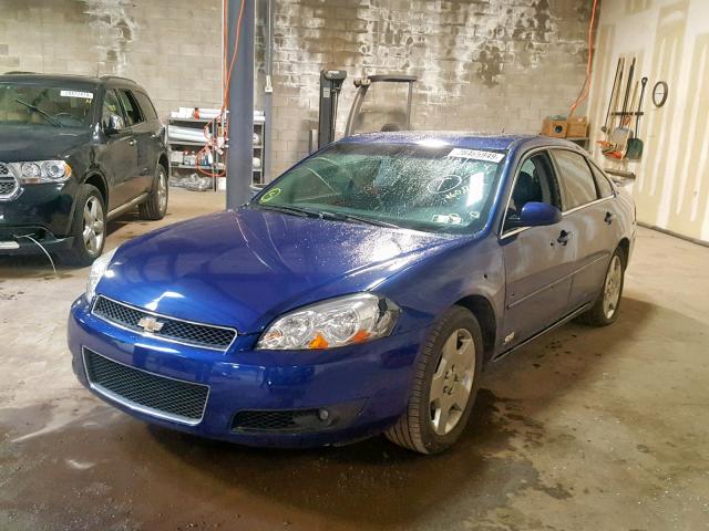 2G1WD58C179253489 - 2007 CHEVROLET IMPALA SUP BLUE photo 2