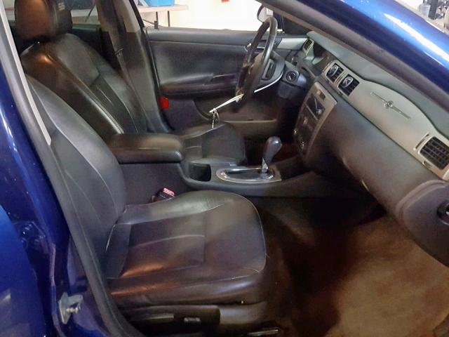 2G1WD58C179253489 - 2007 CHEVROLET IMPALA SUP BLUE photo 5