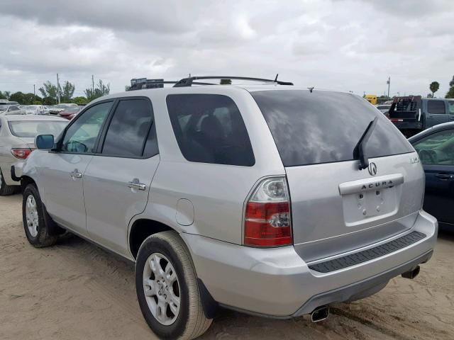 2HNYD18905H525296 - 2005 ACURA MDX TOURIN SILVER photo 3