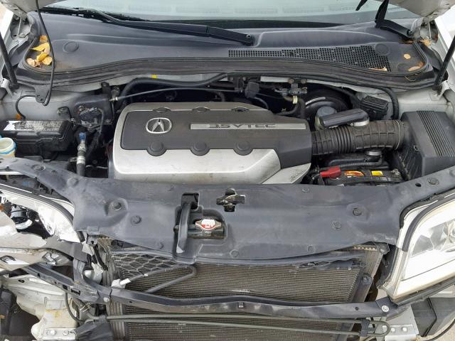 2HNYD18905H525296 - 2005 ACURA MDX TOURIN SILVER photo 7