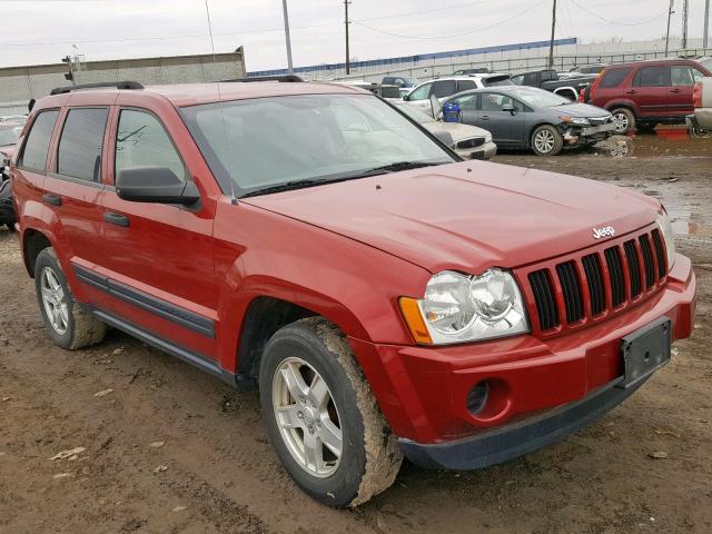 1J4GR48K56C113977 - 2006 JEEP GRAND CHER MAROON photo 1