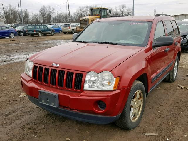 1J4GR48K56C113977 - 2006 JEEP GRAND CHER MAROON photo 2