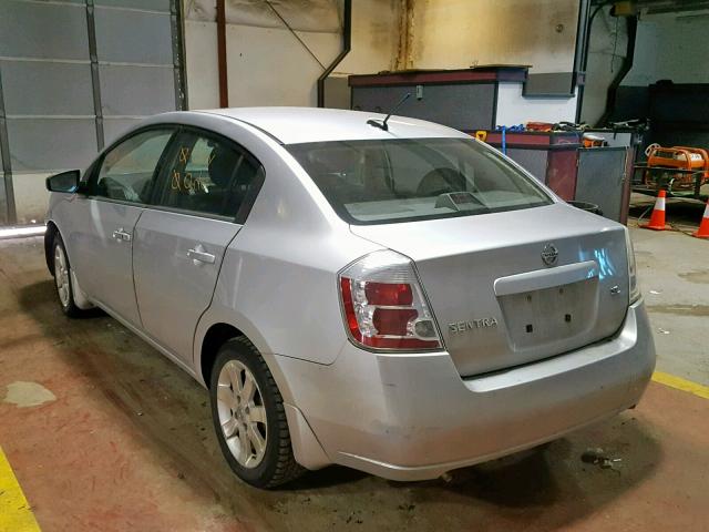 3N1AB61E58L644641 - 2008 NISSAN SENTRA 2.0 SILVER photo 3