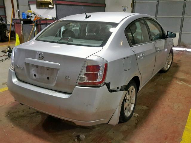 3N1AB61E58L644641 - 2008 NISSAN SENTRA 2.0 SILVER photo 4