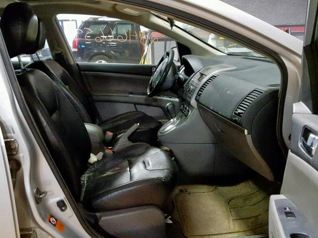 3N1AB61E58L644641 - 2008 NISSAN SENTRA 2.0 SILVER photo 5