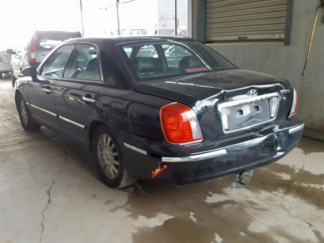 KMHFU45E85A381782 - 2005 HYUNDAI XG 350 BLACK photo 3