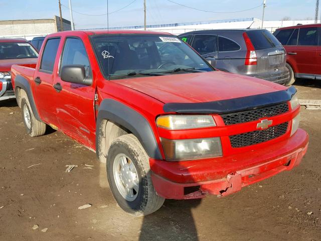 1GCCS136148164183 - 2004 CHEVROLET COLORADO RED photo 1