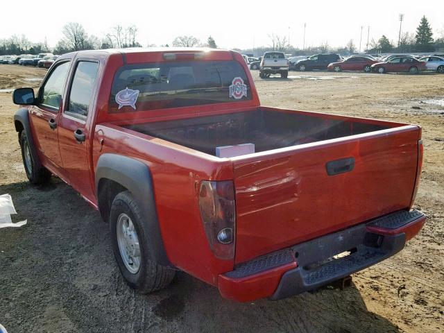 1GCCS136148164183 - 2004 CHEVROLET COLORADO RED photo 3