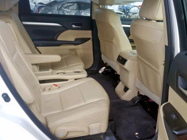5TDKKRFH9FS074544 - 2015 TOYOTA HIGHLANDER თეთრი ფოტო 6