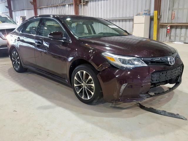 4T1BK1EB3GU211419 - 2016 TOYOTA AVALON XLE MAROON photo 1