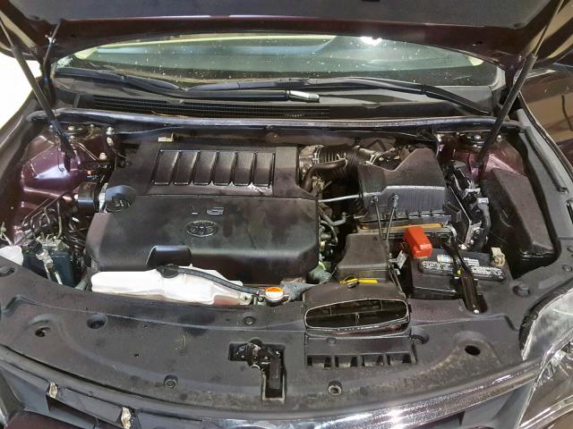4T1BK1EB3GU211419 - 2016 TOYOTA AVALON XLE MAROON photo 7