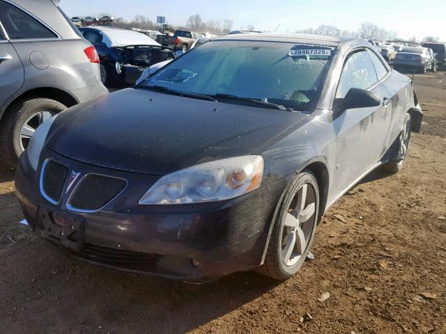 1G2ZH35NX74120532 - 2007 PONTIAC G6 GT BLACK photo 2