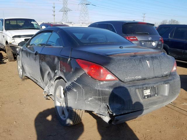 1G2ZH35NX74120532 - 2007 PONTIAC G6 GT BLACK photo 3