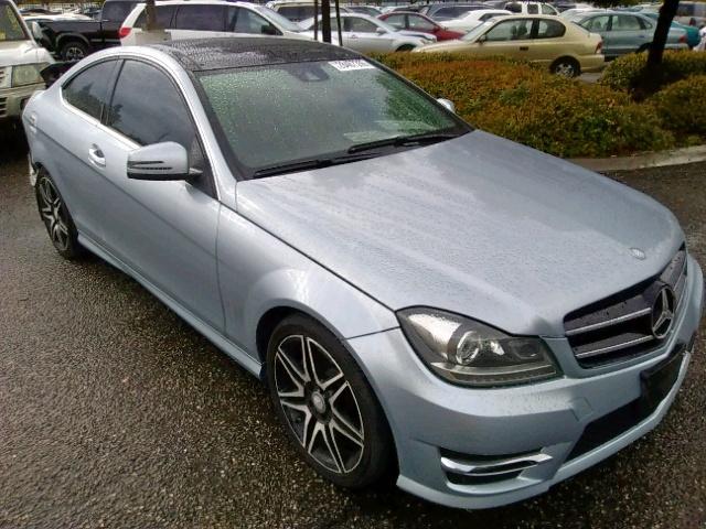 WDDGJ5HB4EG199072 - 2014 MERCEDES-BENZ C 350 BLUE photo 1