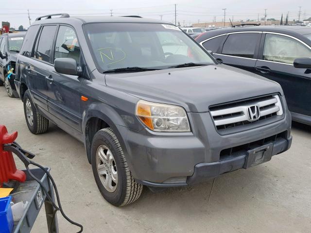 5FNYF18238B003081 - 2008 HONDA PILOT VP GRAY photo 1