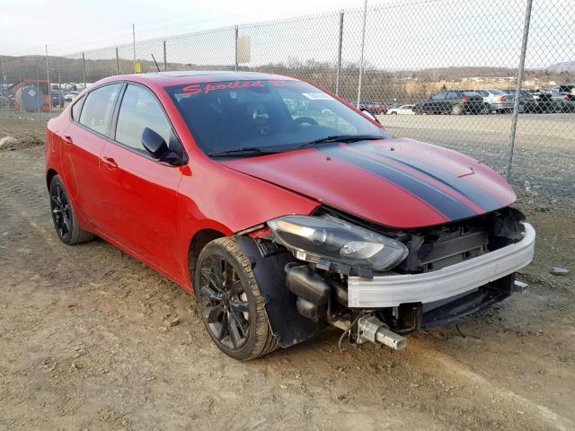 1C3CDFFA5GD797471 - 2016 DODGE DART SXT S RED photo 1