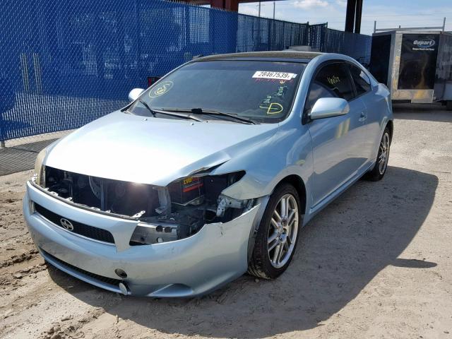 JTKDE177050032913 - 2005 TOYOTA SCION TC ლურჯი ფოტო 2