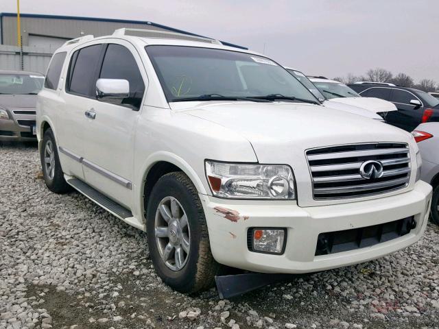 5N3AA08A95N802428 - 2005 INFINITI QX56 WHITE photo 1