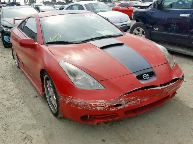 JTDDR32T220140800 - 2002 TOYOTA CELICA GT RED photo 1