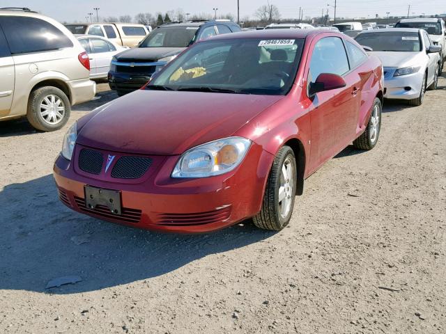 1G2AS18H697217379 - 2009 PONTIAC G5 MAROON photo 2
