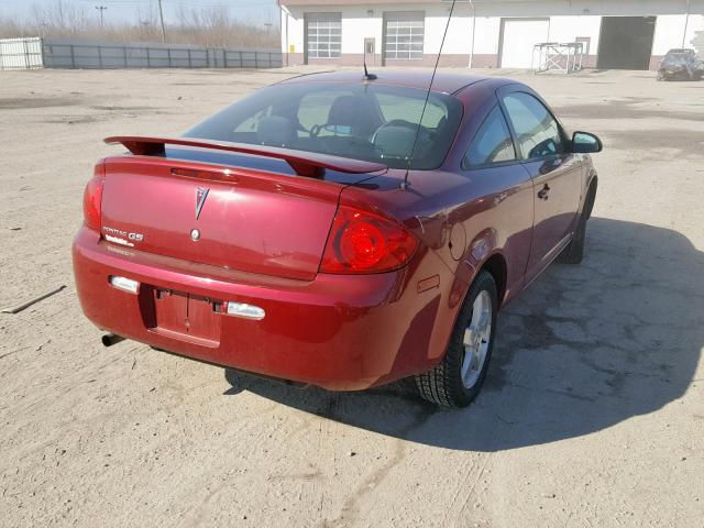 1G2AS18H697217379 - 2009 PONTIAC G5 MAROON photo 4