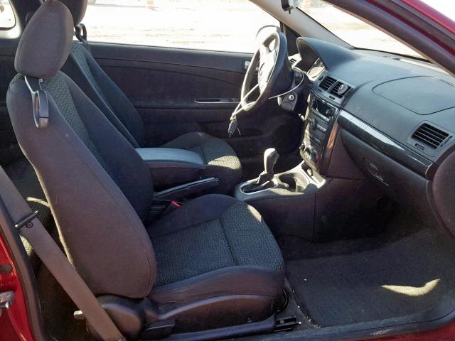 1G2AS18H697217379 - 2009 PONTIAC G5 MAROON photo 5