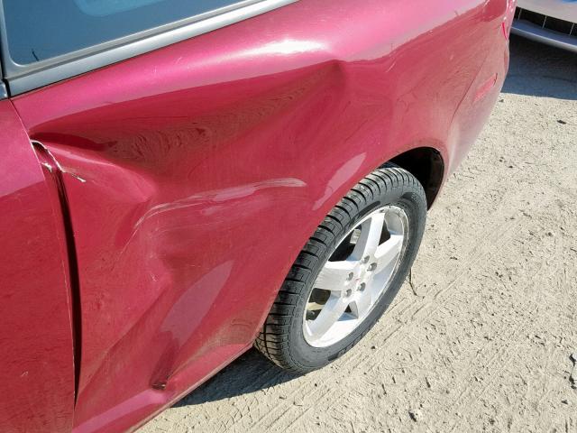 1G2AS18H697217379 - 2009 PONTIAC G5 MAROON photo 9