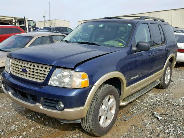 1FMDU74E45UA09560 - 2005 FORD EXPLORER E BLUE photo 2