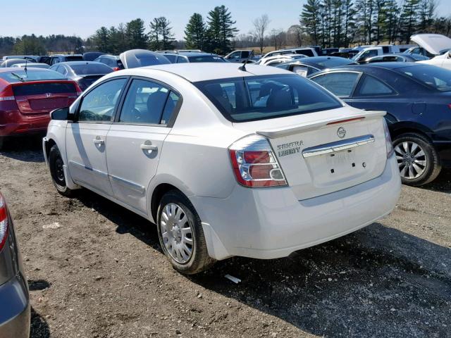 3N1AB6AP1BL645116 - 2011 NISSAN SENTRA 2.0 WHITE photo 3