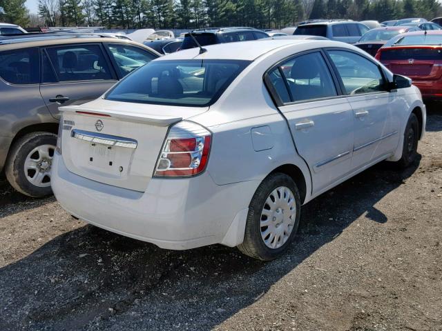 3N1AB6AP1BL645116 - 2011 NISSAN SENTRA 2.0 WHITE photo 4