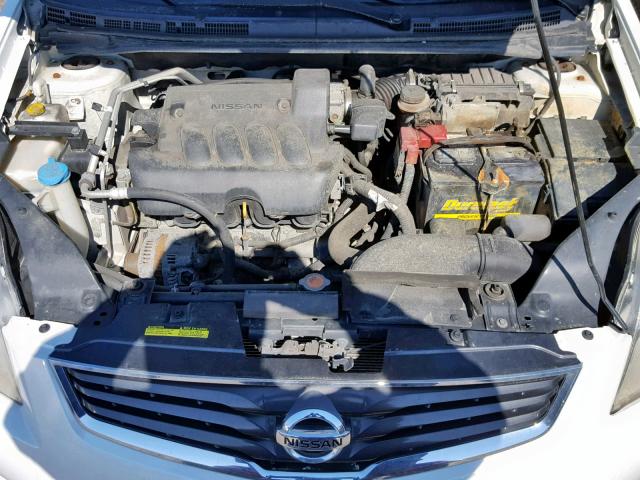 3N1AB6AP1BL645116 - 2011 NISSAN SENTRA 2.0 WHITE photo 7