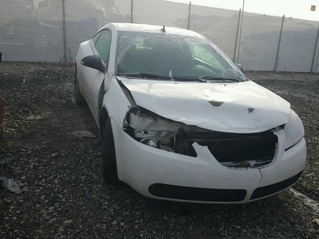 1G2ZH17N794170048 - 2009 PONTIAC G6 GT WHITE photo 1