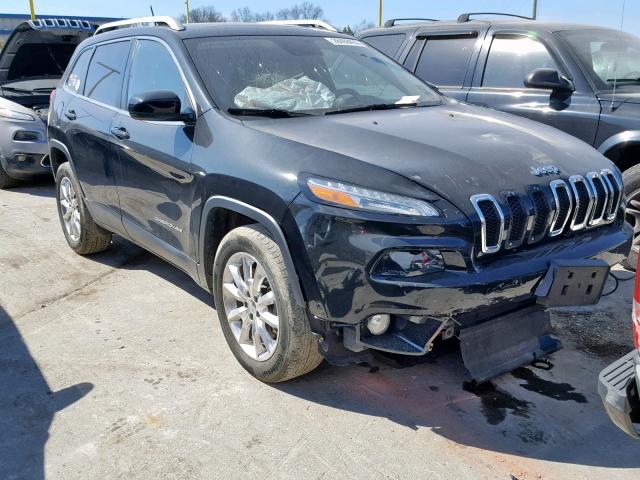 1C4PJMDS4FW727758 - 2015 JEEP CHEROKEE L BLACK photo 1