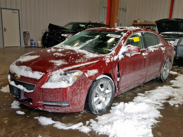 1G1ZC5E12BF305716 - 2011 CHEVROLET MALIBU 1LT RED photo 2