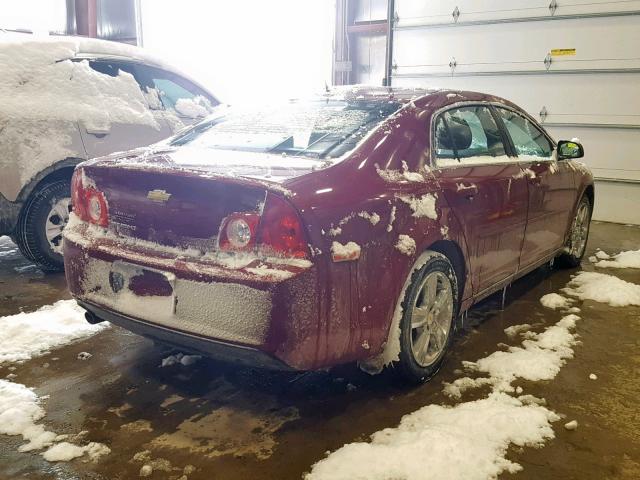 1G1ZC5E12BF305716 - 2011 CHEVROLET MALIBU 1LT RED photo 4