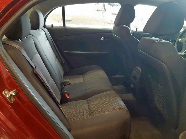 1G1ZC5E12BF305716 - 2011 CHEVROLET MALIBU 1LT RED photo 6
