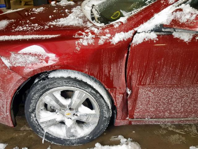 1G1ZC5E12BF305716 - 2011 CHEVROLET MALIBU 1LT RED photo 9