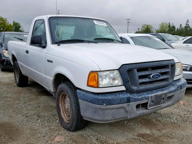 1FTYR10D75PA60079 - 2005 FORD RANGER WHITE photo 1