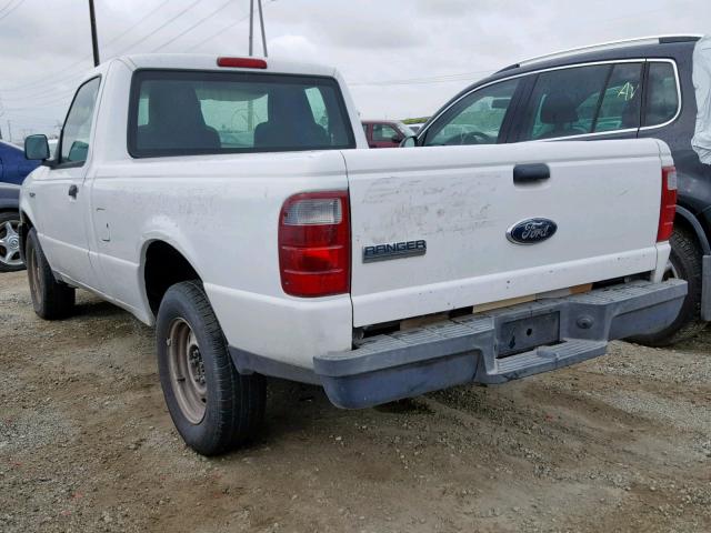 1FTYR10D75PA60079 - 2005 FORD RANGER WHITE photo 3